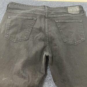 AG Adriano Goldschmied Graduate Jeans Mens 34 Black Tailored Leg Stretch Denim